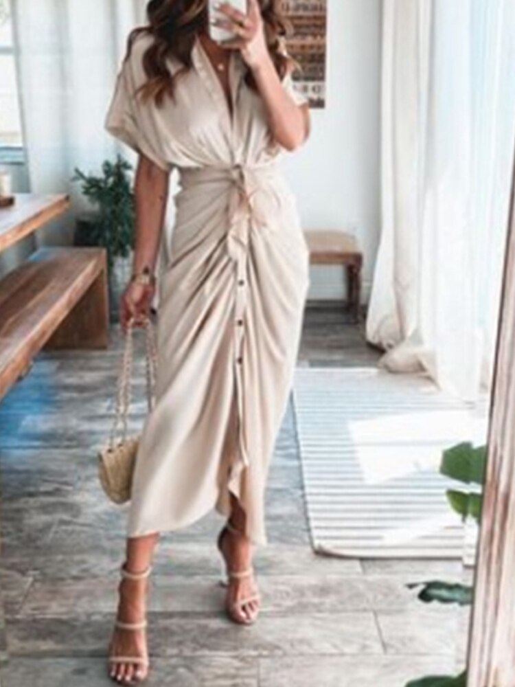 Streetwear Woman Clothes Robe Evening Dresses