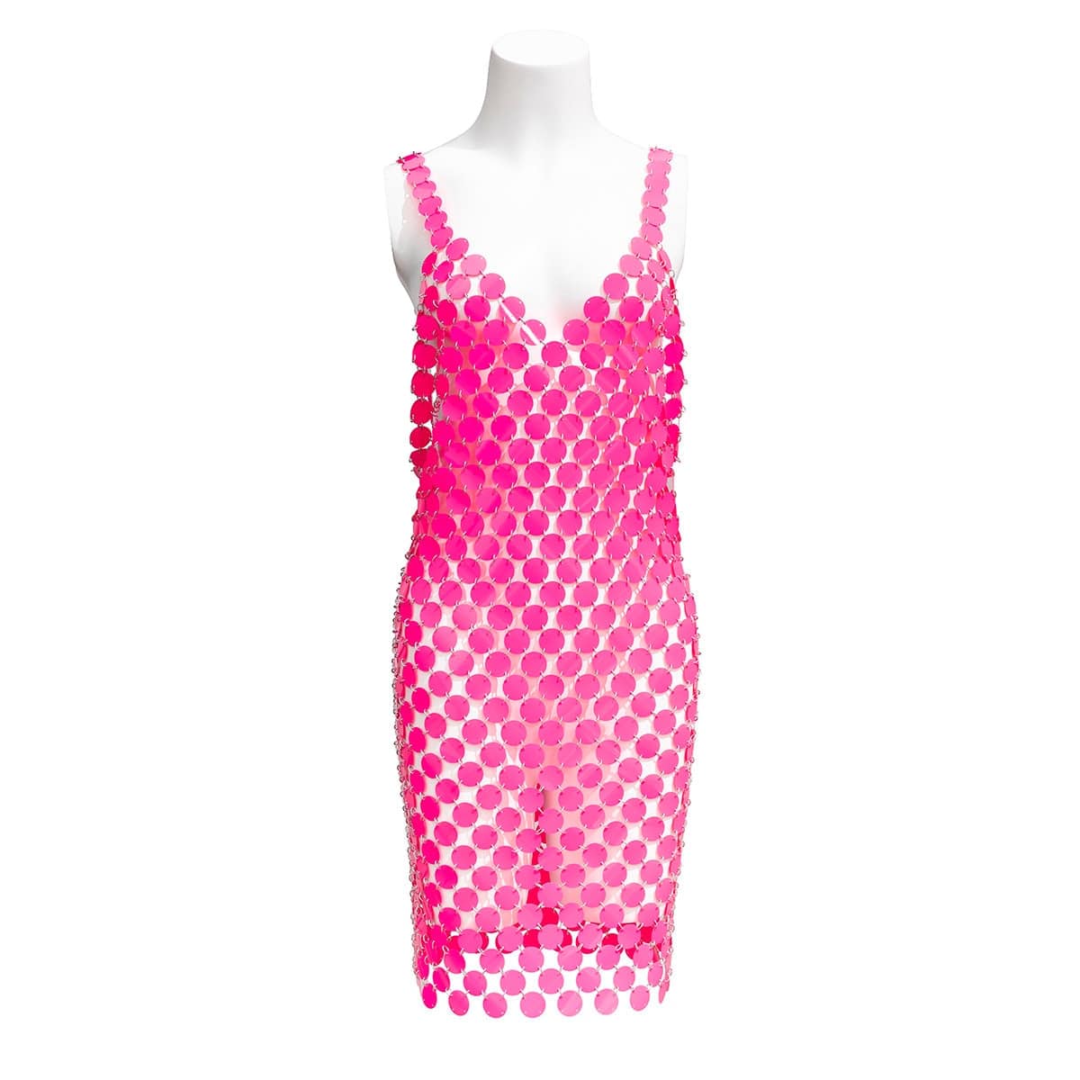 Handmade Colorful Squamous Sequins Patchwork Rave Party Mini Dress