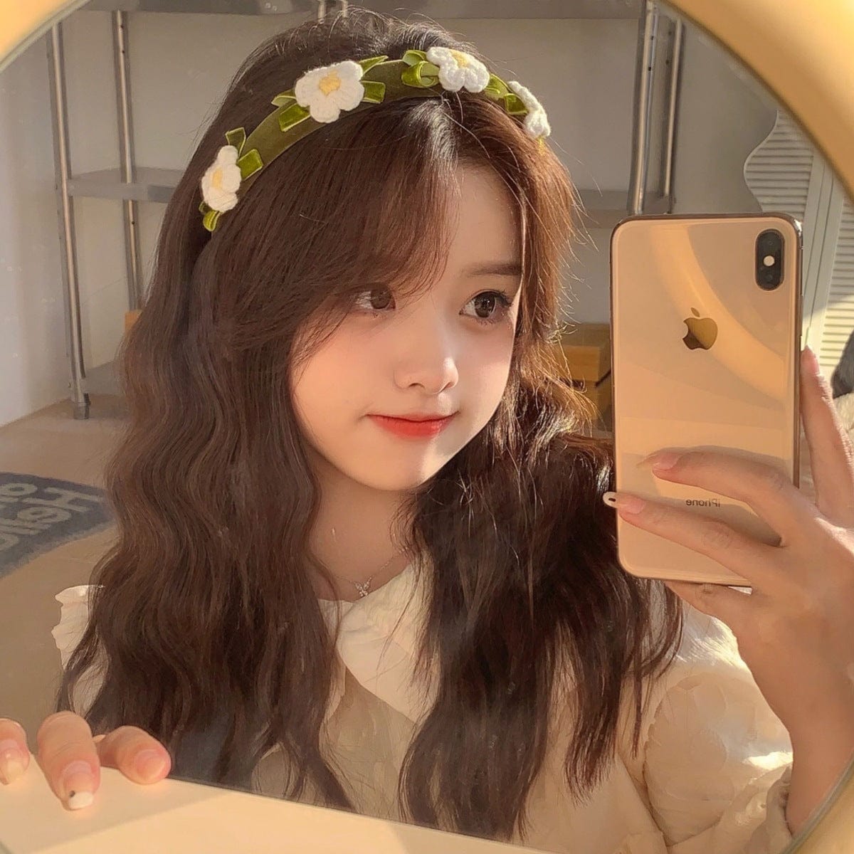 Handmade Crochet Flower Hair Band